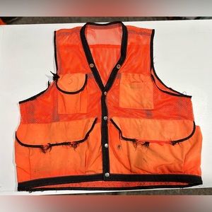 XXL JIM GEM Mesh Cruiser Vest Hi-Vis Orange